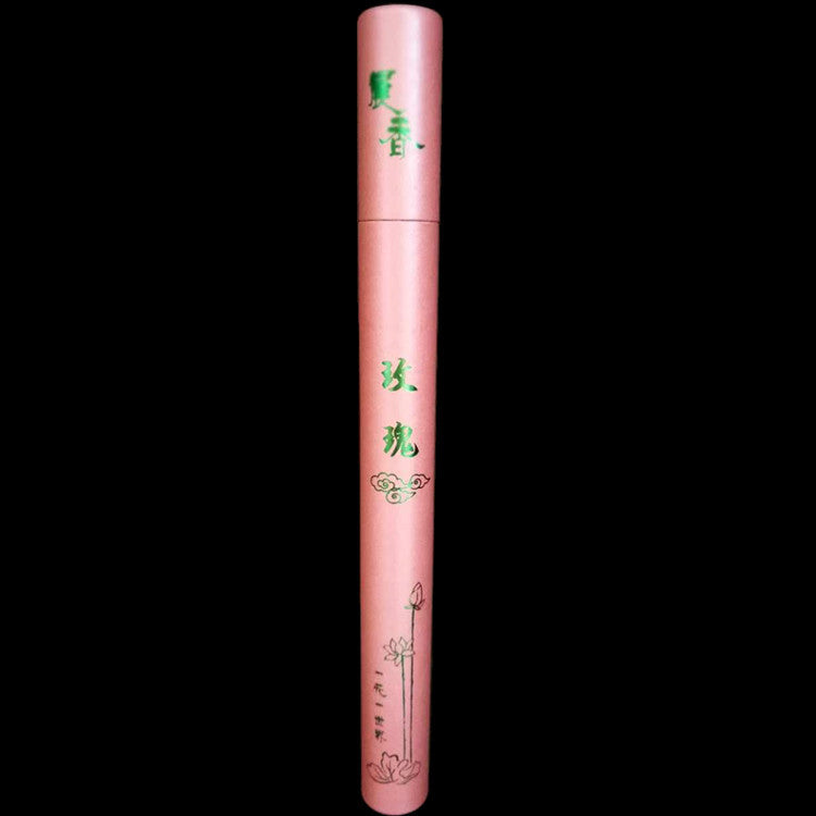 Natural incense sticks burning - sandalwood fragrance