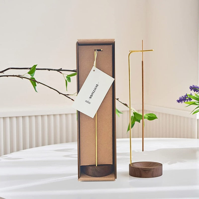 Eco-friendly wooden incense burner for meditation and relaxation