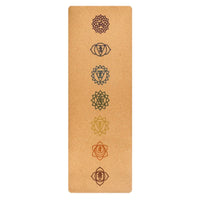 Cork yoga mat thickness 5mm side view