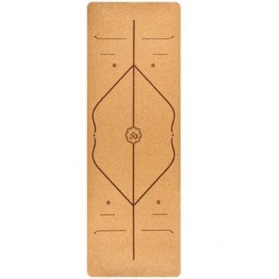 Yoga mat eco-friendly cork surface