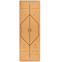 Yoga mat eco-friendly cork surface