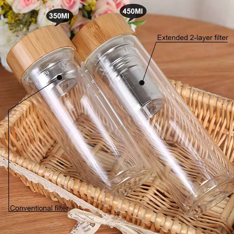 Borosilicate glass bottle 550ml capacity