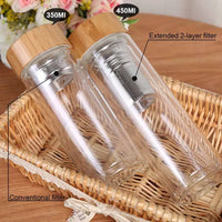 Borosilicate glass bottle 550ml capacity