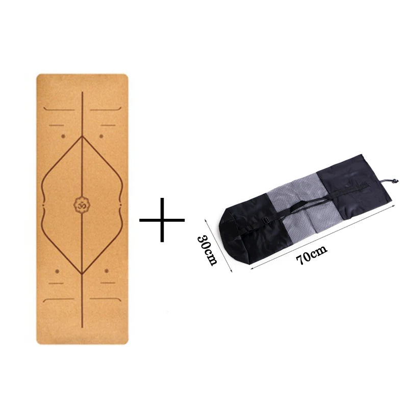 Cork yoga mat dimensions and size reference
