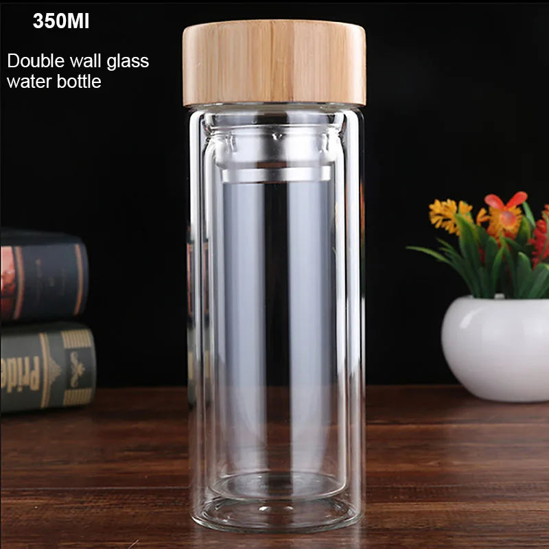 Glass water bottle protective silicone sleeve